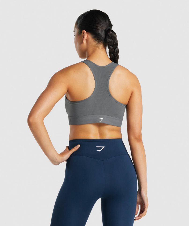 Sujetadores Deportivos Gymshark Ligeros High Support Mujer Gris | ES4963-GL