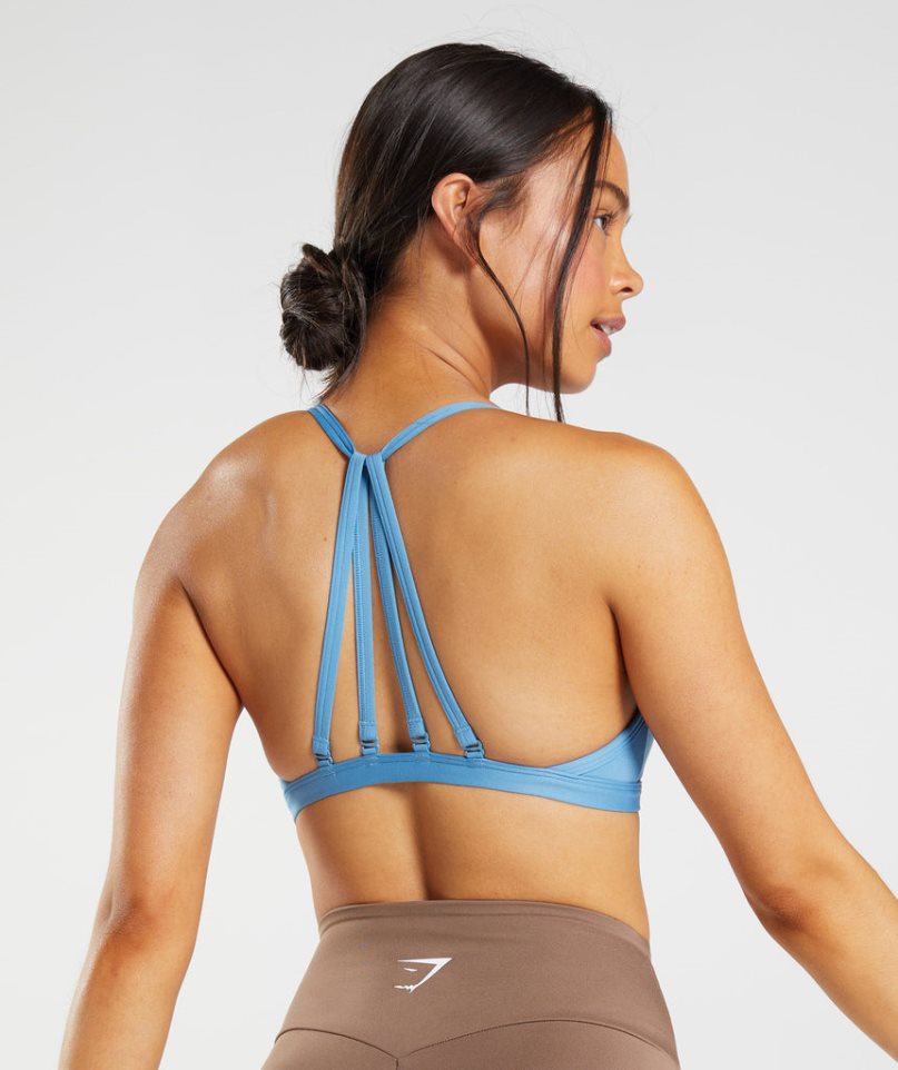 Sujetadores Deportivos Gymshark Minimal Mujer Azules | ES0364-VT