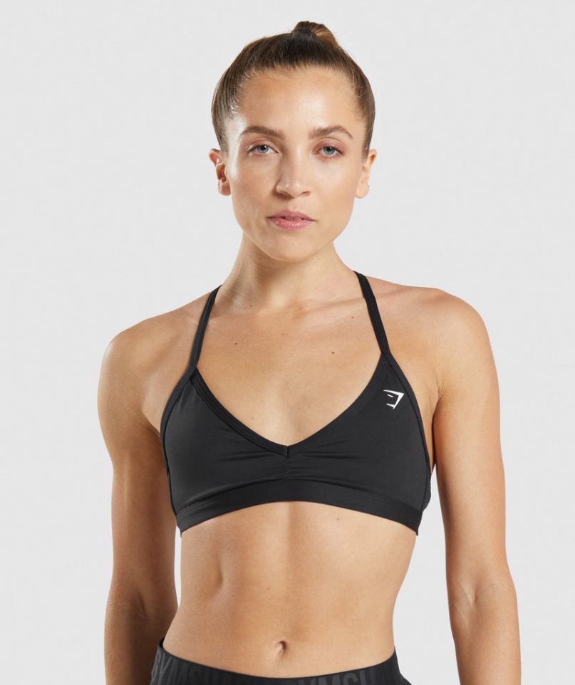 Sujetadores Deportivos Gymshark Minimal Mujer Negras | ES6125-YR