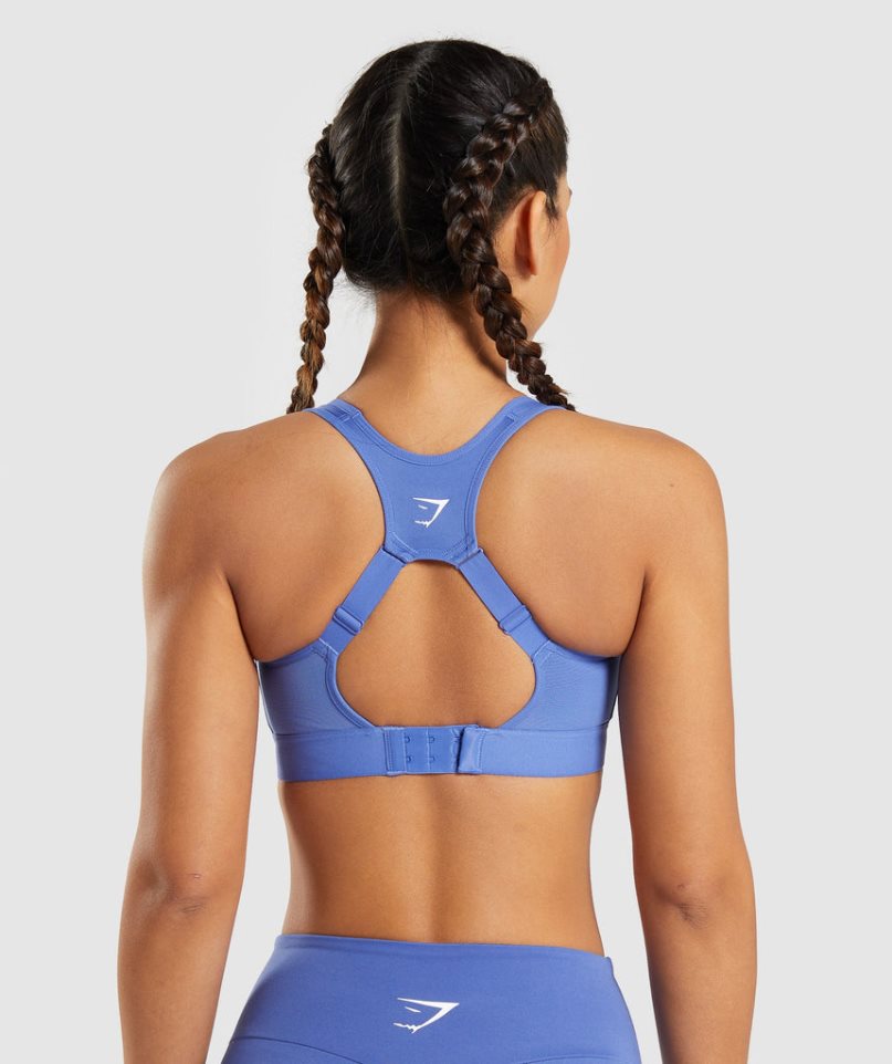 Sujetadores Deportivos Gymshark Open Back Mujer Azules | ES9102-FJ