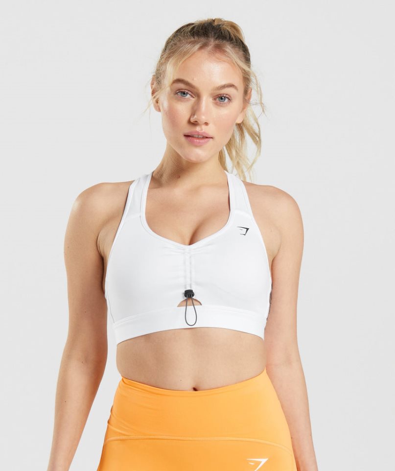 Sujetadores Deportivos Gymshark Pulse Mujer Blancas | ES4813-ZS