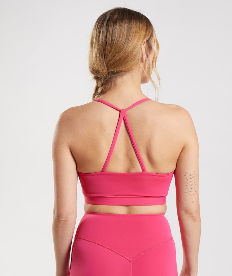 Sujetadores Deportivos Gymshark Studio Mujer Rosas | ES0924-TZ