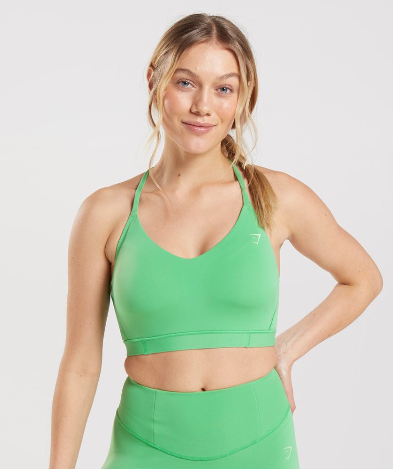 Sujetadores Deportivos Gymshark Studio Mujer Verde | ES8125-DM