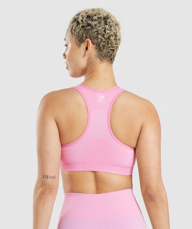 Sujetadores Deportivos Gymshark Vital Seamless 2.0 Mujer Rosas | ES6129-WS