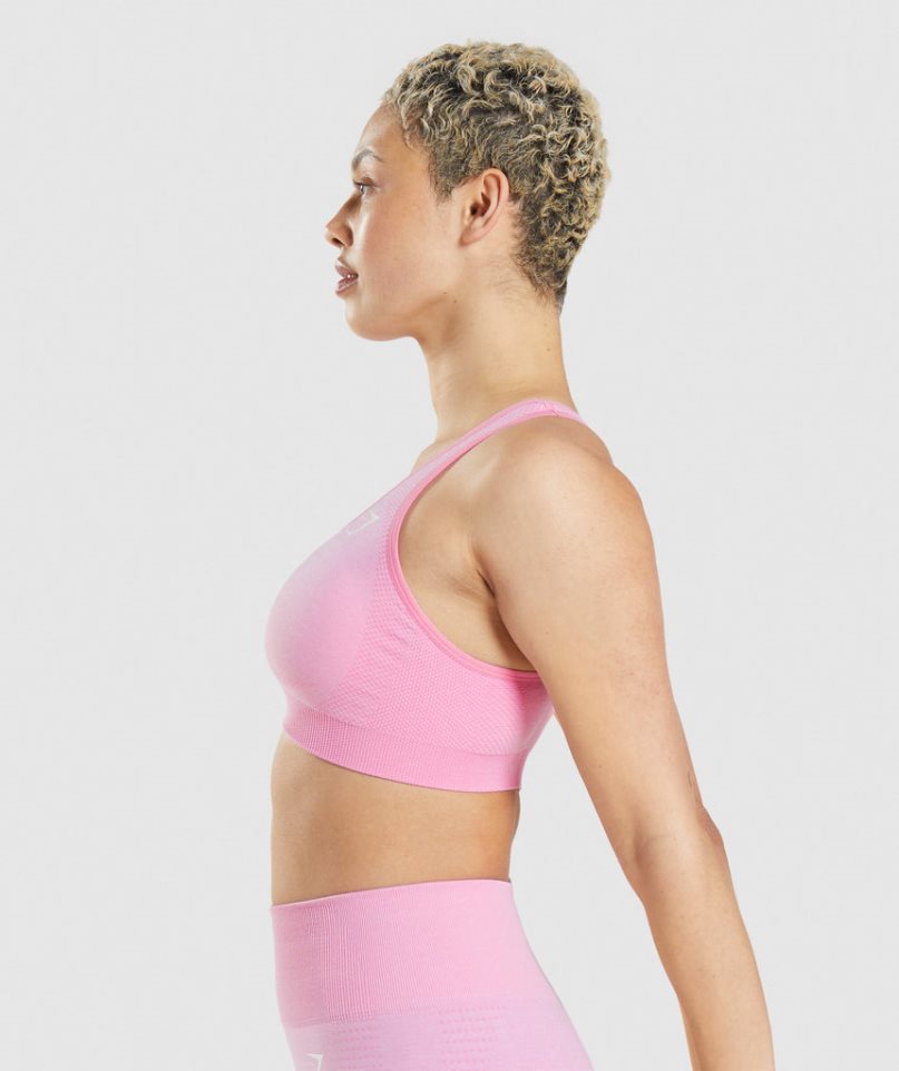 Sujetadores Deportivos Gymshark Vital Seamless 2.0 Mujer Rosas | ES6129-WS