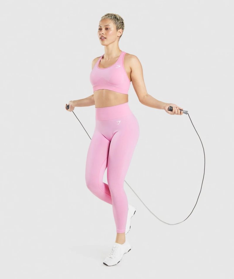 Sujetadores Deportivos Gymshark Vital Seamless 2.0 Mujer Rosas | ES6129-WS