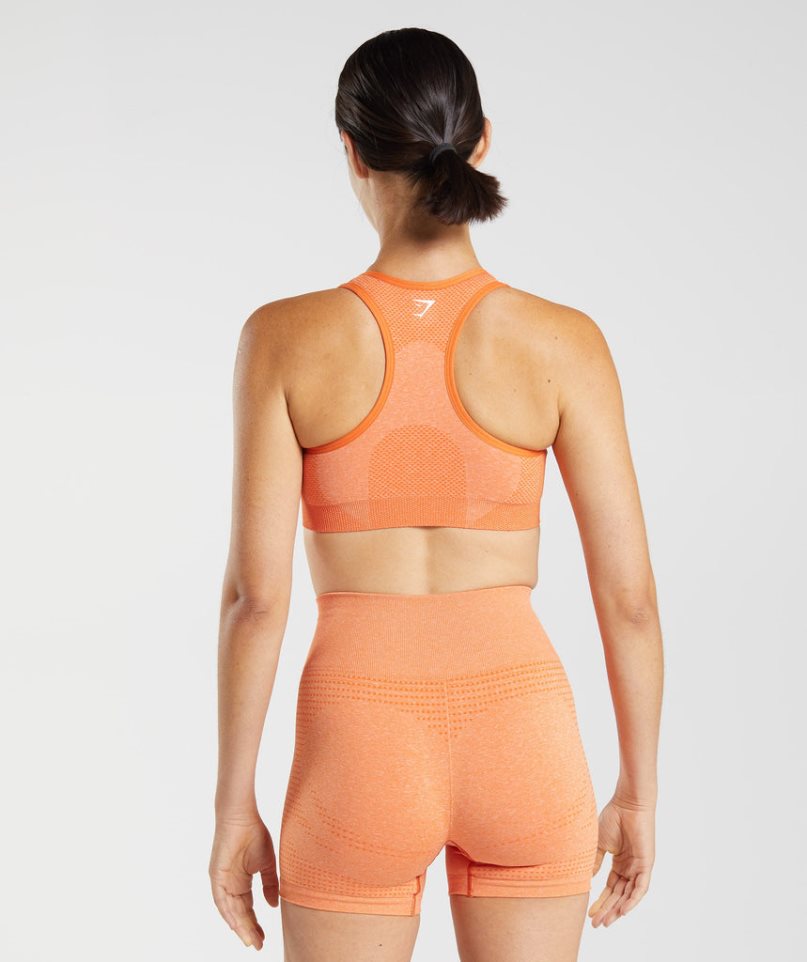 Sujetadores Deportivos Gymshark Vital Seamless 2.0 Mujer Naranjas | ES9703-XP